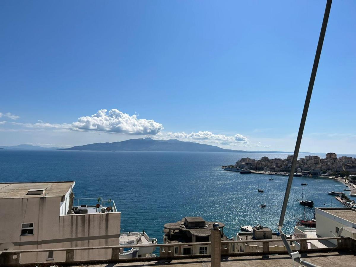 Adam Apartments Sarande Bagian luar foto
